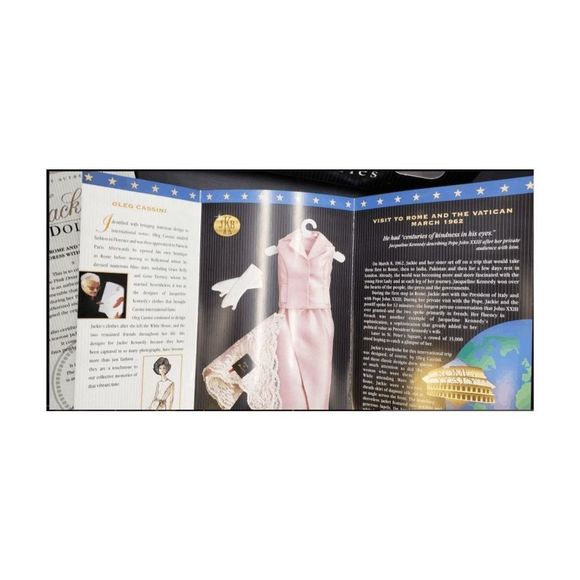 NIB- FRANKLIN MINT JACKIE KENNEDY PINK DRESS ENSEMBLE- - Picture 7 of 13